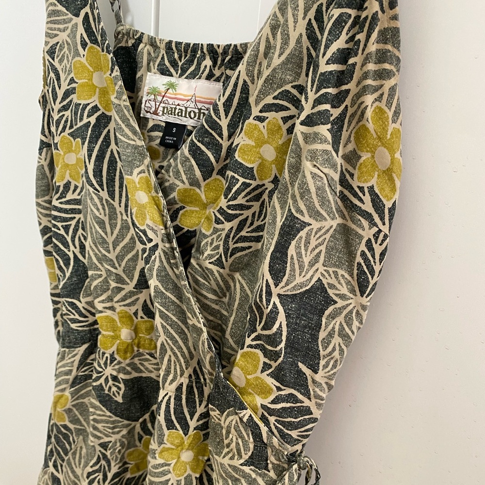 Patagonia Green Floral Wrap Dress - Pataloha